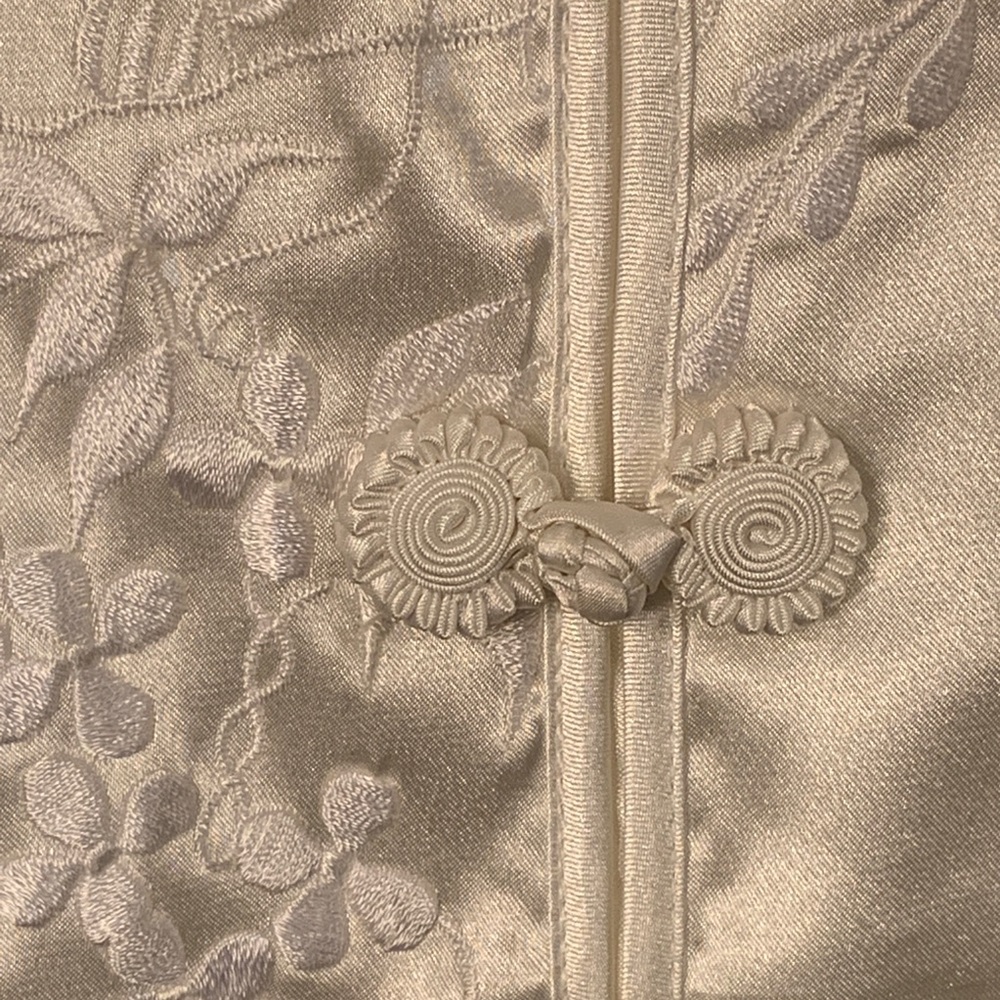 Silk Chinese Floral Top